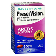 PreserVision Bausch & Lomb 32420853210-PreserVision AREDS Multivitamin/Multimineral Supplement, Multivitamins (BX/60)