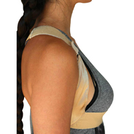baX-u BAX004N Posture Support and Correction-Extra Large-Nude