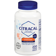 Citracal Petites Bayer 01650053503-Citracal Petites Vitamin D/Calcium Joint Health Supplement, Vitamins & Minerals (BT/200)