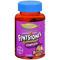 Flintstones with Iron Bayer 01650055434-Flintstones Complete Children's Multivitamin Supplement Gummies (BT/70)