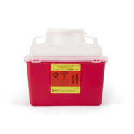 BD BD 305464-BD Multi-purpose Sharps Container, 11-1/2 x 12.8 x 8.8 in, 3.5 gal, Receptacles (EA/1)