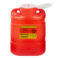 BD BD 305490-BD Sharps Container, 8.2 Quart, 13-2/5 x 9-2/5 x 5-3/10 Inch, Receptacles (CS)