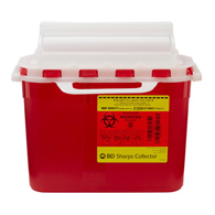 BD 305517 Sharps Container, 5.4 qt, Red (EA/1)