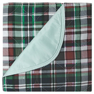 Beck's Classic 7130-P Highland Blue Plaid Underpad, 30 x 36 Inch, Underpads (DZ)