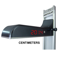 Befour HTR-101 Digital Height Rod with Wall Mount