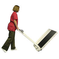 Befour MX450 Single Ramp Tilt & Roll Wheelchair Scale with Handrail