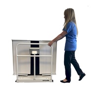 Befour ADA-Compliant Dual-Ramp Folding Wheelchair Scale w/ Handrail - 1000 lb Capacity - MX480D-ADA