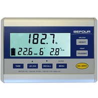 Befour ADA-Compliant Dual-Ramp Folding Wheelchair Scale w/ Handrail - 1000 lb Capacity - MX480D-ADA
