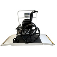 Befour ADA-Compliant Dual-Ramp Folding Wheelchair Scale w/ Handrail - 1000 lb Capacity - MX480D-ADA