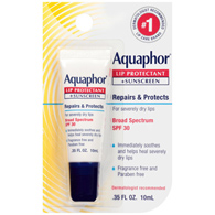 Aquaphor Lip Protectant + Sunscreen Beiersdorf 07214001011-Aquaphor Lip Protectant + SPF 30, Lip Balm (CT/6)