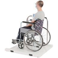 Brecknell MS1000 Bariatric Wheelchair Scale-1000 lb/500 kg Capacity