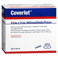 BSN 7645608 Coverlet Fingertip Adhesive Strip, 1-1/2 x 2-1/2 in (CS)