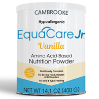 EquaCare Jr Cambrooke Therapeutics 48102-EquaCare Jr Vanilla Amino Acid Based Pediatric Oral Supplememt/Tube Feeding (CS/6)