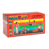 CanDo 10-5212 Low Powder Exercise Band - 6 yd Roll - Red-Light