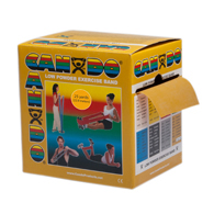 CanDo 10-5277 Low Powder Exercise Band - 25 yd Roll - Gold-XXX-Heavy