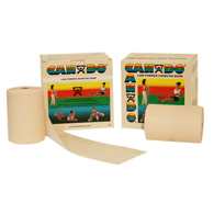 CanDo 10-5490 Low Powder Exercise Band, 2 x 50 yd Roll Twin PK, Tan-XX-Light