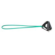 CanDo 10-5563 Exerciser Tubing with Handles-48"-Green-Medium