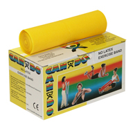 CanDo 10-5611 Latex Free Exercise Band - 6 yd Roll - Yellow-X-Light