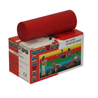 CanDo 10-5612 Latex Free Exercise Band - 6 yd Roll - Red-Light