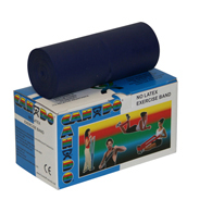CanDo 10-5614 Latex Free Exercise Band - 6 yd Roll - Blue-Heavy