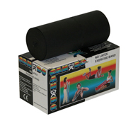 CanDo 10-5615 Latex Free Exercise Band - 6 yd Roll - Black-X-Heavy