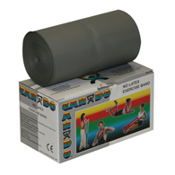 CanDo 10-5616 Latex Free Exercise Band - 6 yd Roll - Silver-XX-Heavy