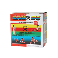 CanDo 10-5632 Latex Free Exercise Band - 25 yd Roll - Red-Light