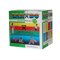 CanDo 10-5633 Latex Free Exercise Band - 25 yd Roll - Green-Medium