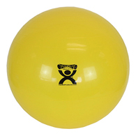 CanDo 30-1801 Inflatable Exercise Ball, Yellow, 18", Polybagged