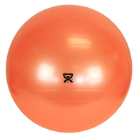 CanDo 30-1802 Inflatable Exercise Ball, Orange, 22", Polybagged