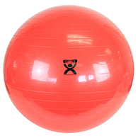 CanDo 30-1804 Inflatable Exercise Ball, Red, 30", Polybagged