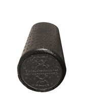 CanDo 30-2281 Composite Foam Roller, Black, Extra Firm, 6" x 12", Round