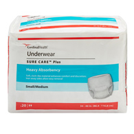Sure Care Plus Cardinal 1605-Sure Care Plus Heavy Absorbent Underwear, Medium, Underwear (BG)