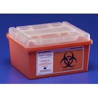 Cardinal 31143699 Sharps-A-Gator Sharps Container, 1 gal, 6-1/4 x 7 x 10-1/2 in (CS)