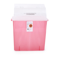 Cardinal 31314886 GatorGuard In-Room Sharps Container, 3 gal, 20-1/2 x 14 x 6 in (CS/12)
