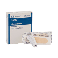 Curity Sensitive Skin Cardinal 44122-Curity Sensitive Skin Adhesive Strip, 1 x 3 in (CS/1200)