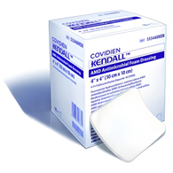 Kendall AMD Cardinal 55544AMD-Kendall AMD Antimicrobial Foam Dressing, 4 x 4 in, Impregnated Dressings (EA/1)