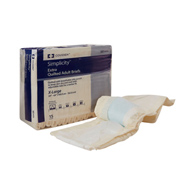 Simplicity Cardinal 65035-Simplicity Unisex Adult Incontinence Briefs, Moderate Absorbency, Extra Large, White, 59 to 64 (BG/15)