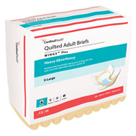 Wings Cardinal 66035-Wings Plus Quilted Heavy Absorbency Incontinence Brief, Extra Large (BG/15)