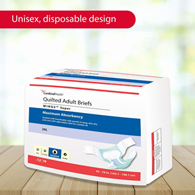 Wings Super Cardinal 67093-Wings Super Maximum Absorbency Incontinence Brief, 2XL, Adult Briefs & (BG/12)