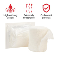 Kerlix Cardinal 6725-Kerlix Sterile Fluff Bandage Roll, 3-4/10 in x 3-6/10 yd, Conforming & Rolled Gauze (CS/96)