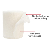 Kerlix Cardinal 6725-Kerlix Sterile Fluff Bandage Roll, 3-4/10 in x 3-6/10 yd, Conforming & Rolled Gauze (CS/96)