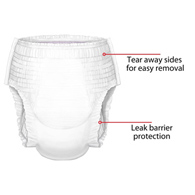 Curity Cardinal 70073A-Curity Youth Pants, Unisex, Disposable, Tear Away Seams, Underwear (CS)