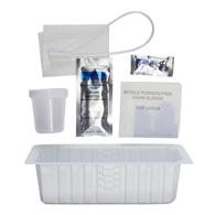 Kenguard Cardinal 75000-Dover Open Intermittent Urethral Catheter Tray, BZK, Catheter & Bag Kits & Trays (CS/20)