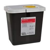Cardinal 8602RC SharpSafety RCRA Waste Container, 2 gal, 10 x 10-1/2 x 7-1/4 in (CS)