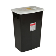 Cardinal 8618RC SharpSafety RCRA Waste Container, 18 gal, 26 x 12-3/4 x 18-1/4 in (EA/1)