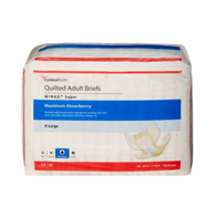 Wings Super Cardinal 87085-Wings Super Quilted Maximum Absorbency Incontinence Brief, Extra Large (BG/15)