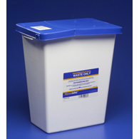 Cardinal 8850 PharmaSafety Pharmaceutical Waste Container, 8 gal, 17-3/4 x 11 x 15-1/2 in (CS)