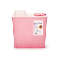 Cardinal 8881676285 Monoject Sharps Container, 2 gal, 10.9 x 10-1/2 x 6-3/4 in (CS)