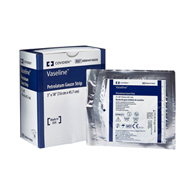 Vaseline Cardinal 8884414600-Vaseline Petrolatum Impregnated Dressing, 3 x 18 in, Impregnated Dressings (DZ/12)